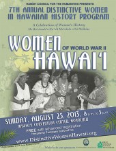 7th Annual Distinctive Women in Hawaiian History Program