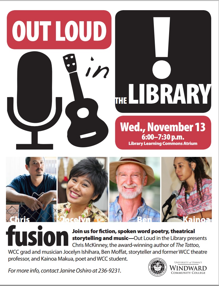 Out Loud in the Library, November 2013