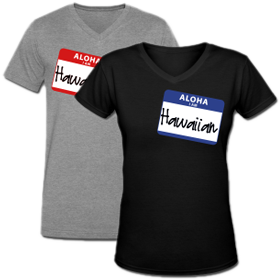 I Am Hawaiian Nametag Shirts Preview